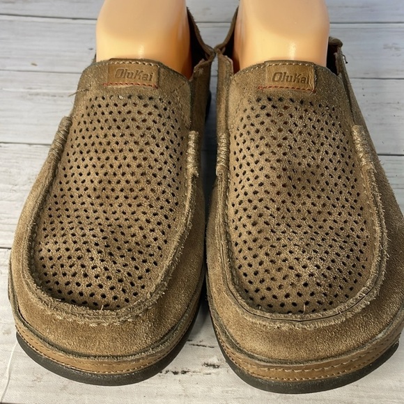 Unisex Olukai Moloa Kohana Drop-in Heel Loafer - Picture 8 of 16